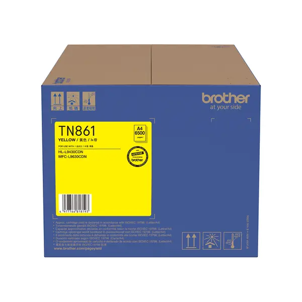 Brother TN861 Y 黃色碳粉匣